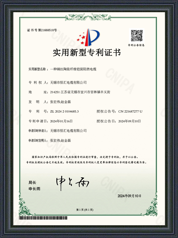 Hasznossági minta szabadalmi tanúsítvány