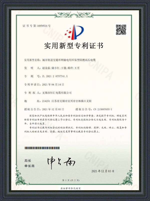 Hasznossági minta szabadalmi tanúsítvány